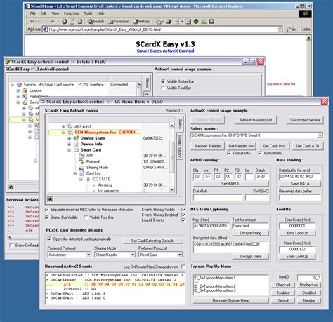 smart card reader activex control|SCardX Easy :: Smart Cards ActiveX control download page.